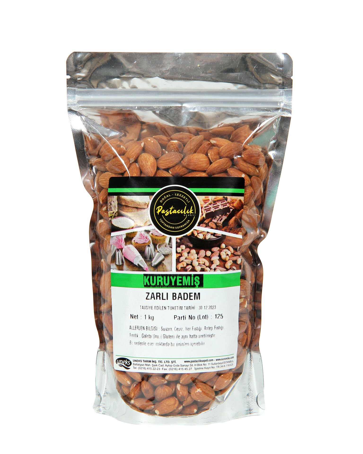 Kavrulmuş Badem 1 KG.