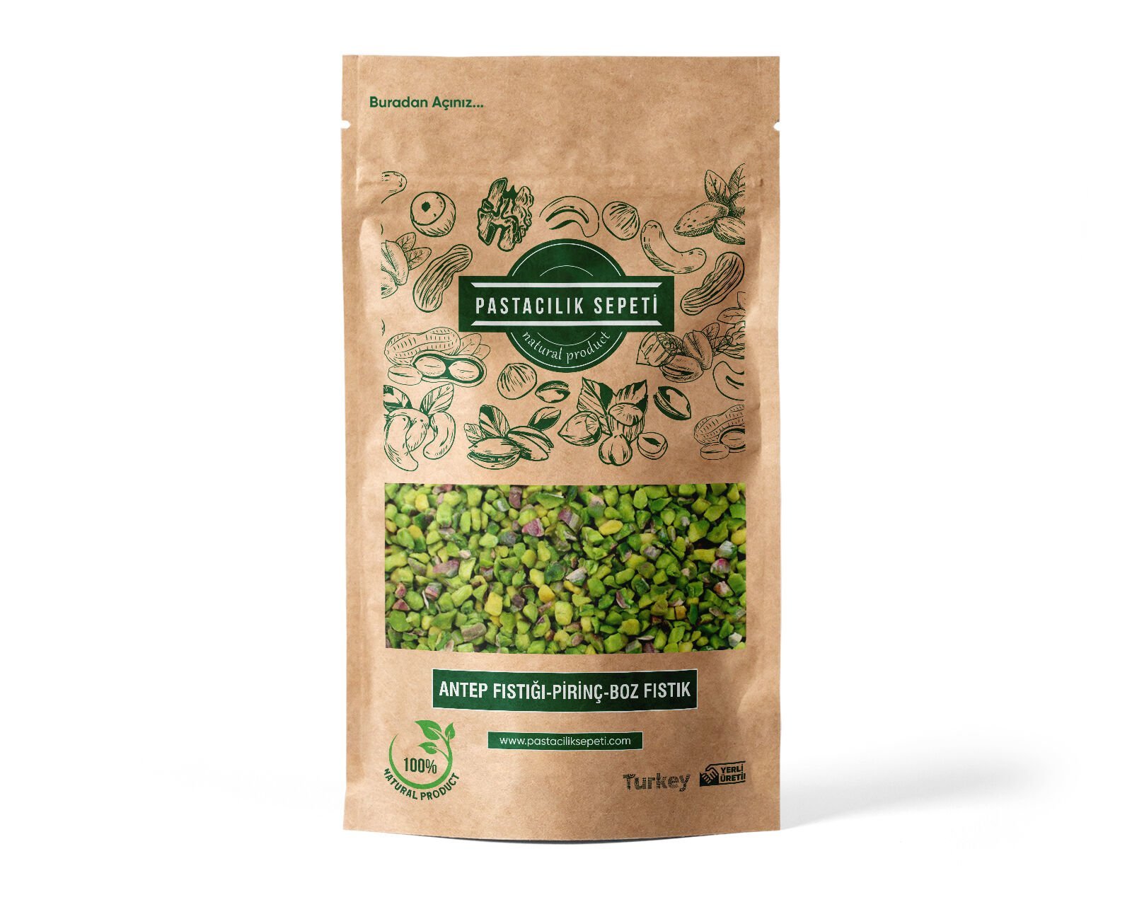 Antep Fıstık Pirinç 1 KG